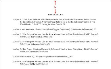 how to make citation for a thesis