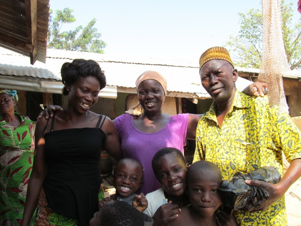 Our Bongo family: Akane, Joyce and Uncle Musa