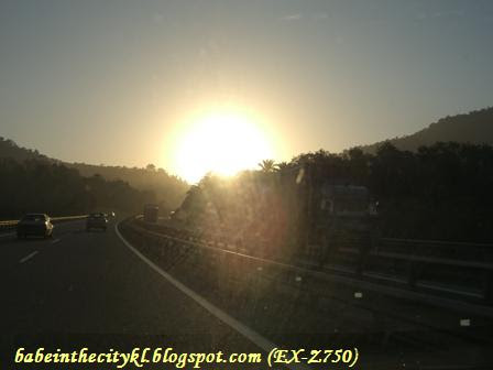 highway sunset