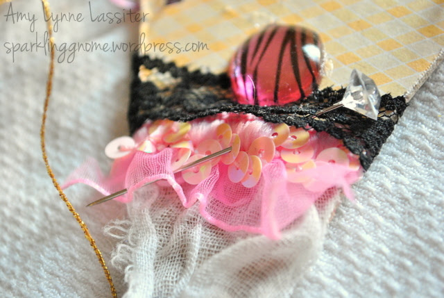 pink sequin close, Zutter, ALLassiter