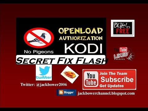 Jack Bower Channel: Kodi NO Openload Secret Fix