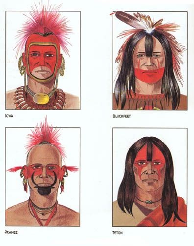 Native American Face Paint Color Meanings - Electrical Wiring Diagram