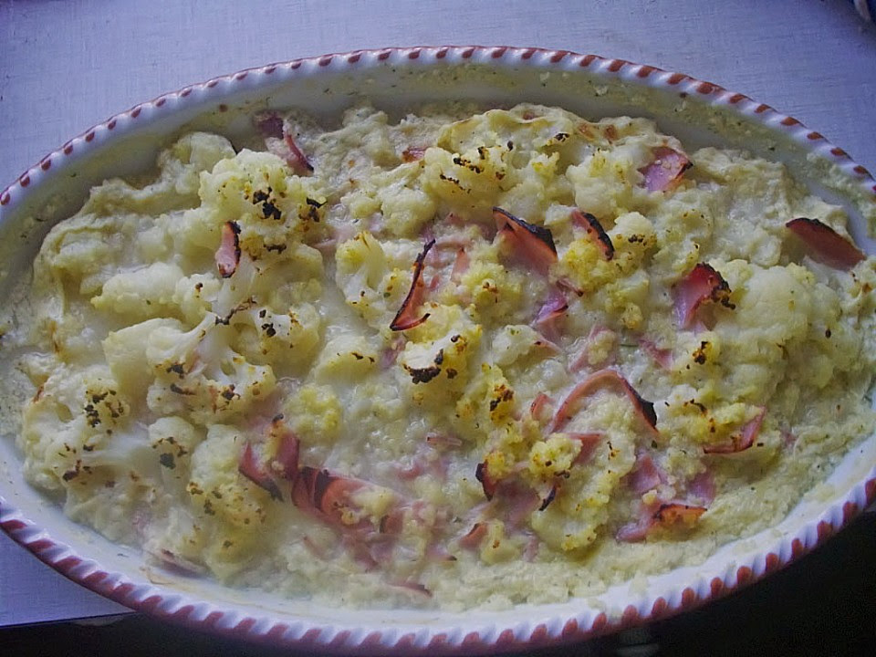 Blumenkohl Überbacken : Überbackener Blumenkohl mit Parmesan | Schön ...