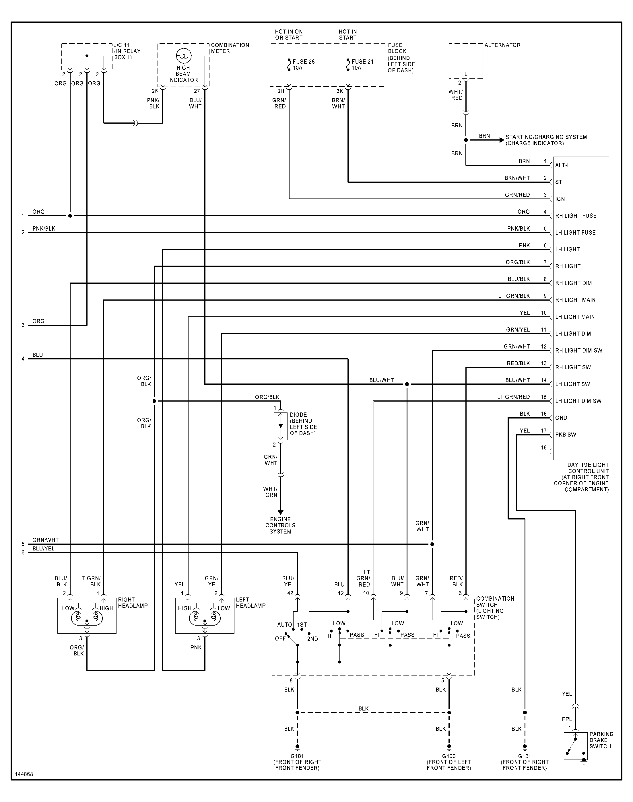 [DIAGRAM] Daihatsu Charade Wiring Diagram