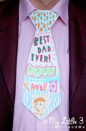 Father's Day Craft - Personalised Necktie