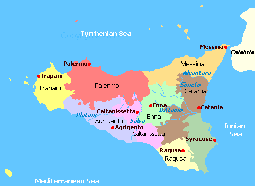 map italy sicily africa sicilia cammarata
