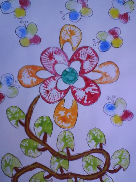 52 Gambar Batik Cap Dengan Pelepah Pisang