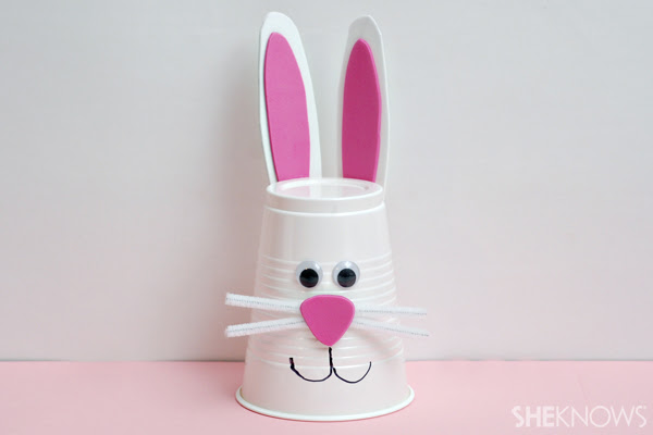 Bunny cup - Easter craft