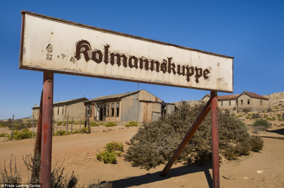 Sign of the times: Kolmanskop is a ghost mining town in the Sperrgebiet National Park, Namibia