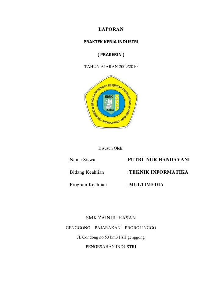 Contoh Laporan Prakerin Kesehatan