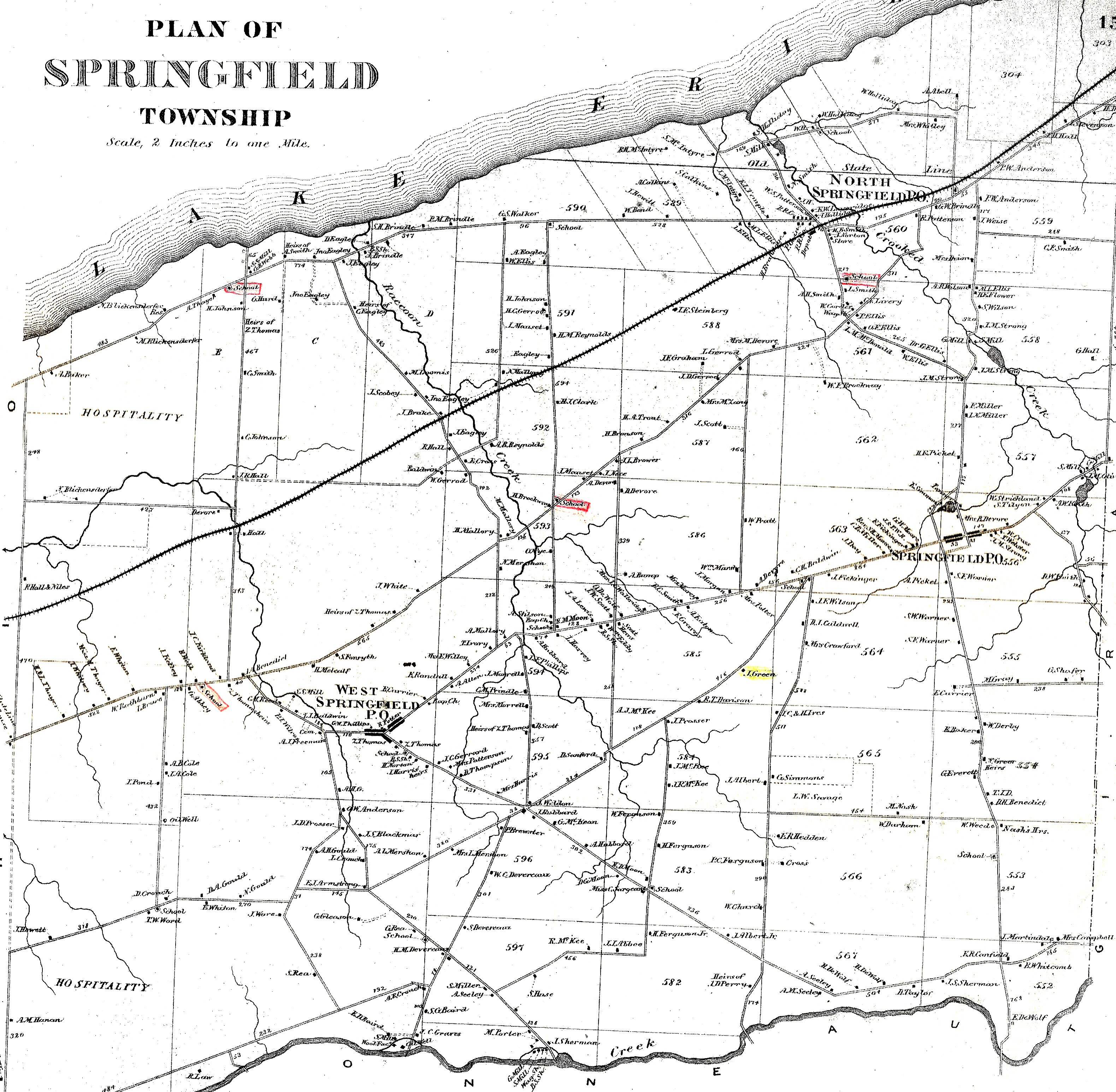 Erie County Pa Township Map