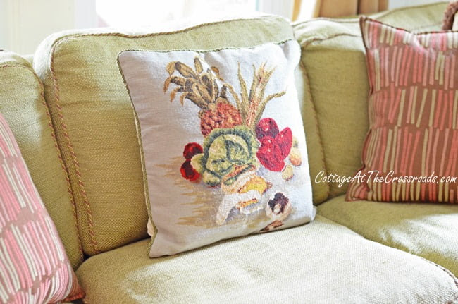 vegetable pillow | Cottage at the Crossroads