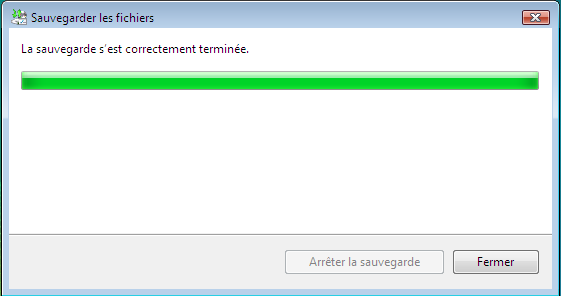 Tutoriel Centre Sauvegarde de Windows Vista/Seven