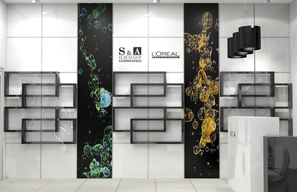 S&A group beauty salon interior design on Behance