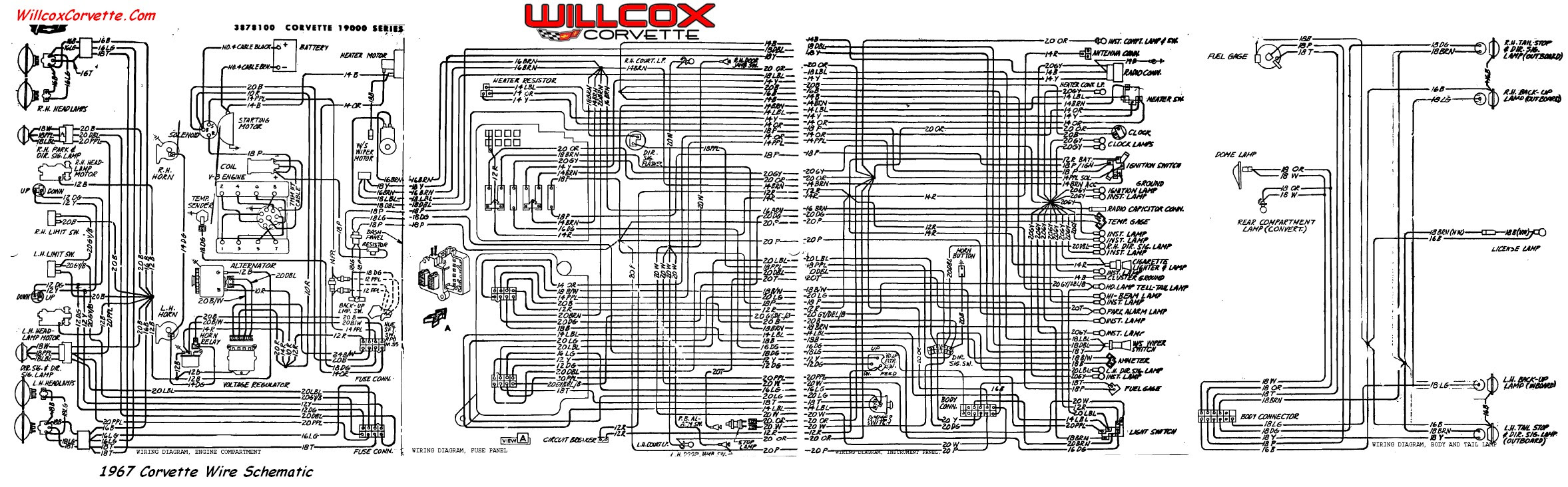 1991 Corvette Wiring Diagram 1968 Corvette Wiring Diagram Tracer