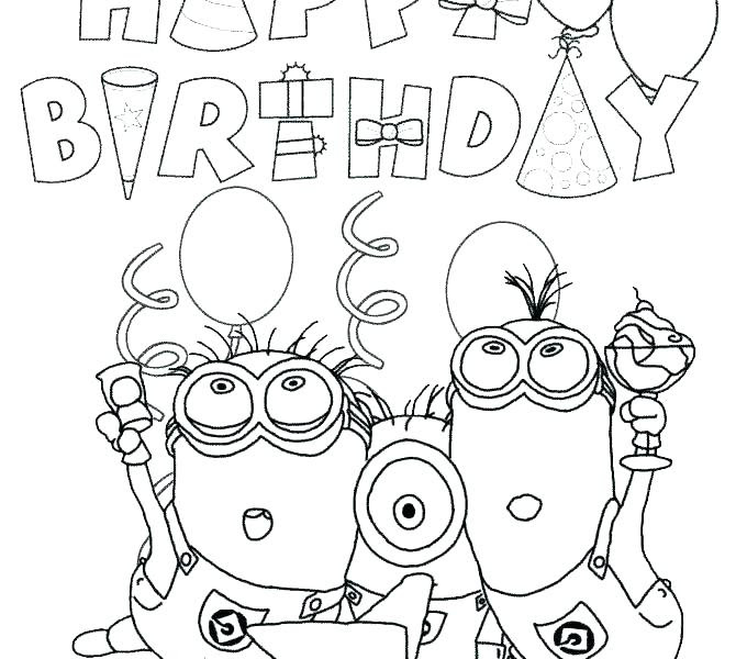 Free Printable Happy 70Th Birthday Coloring Pages / Happy Birthday