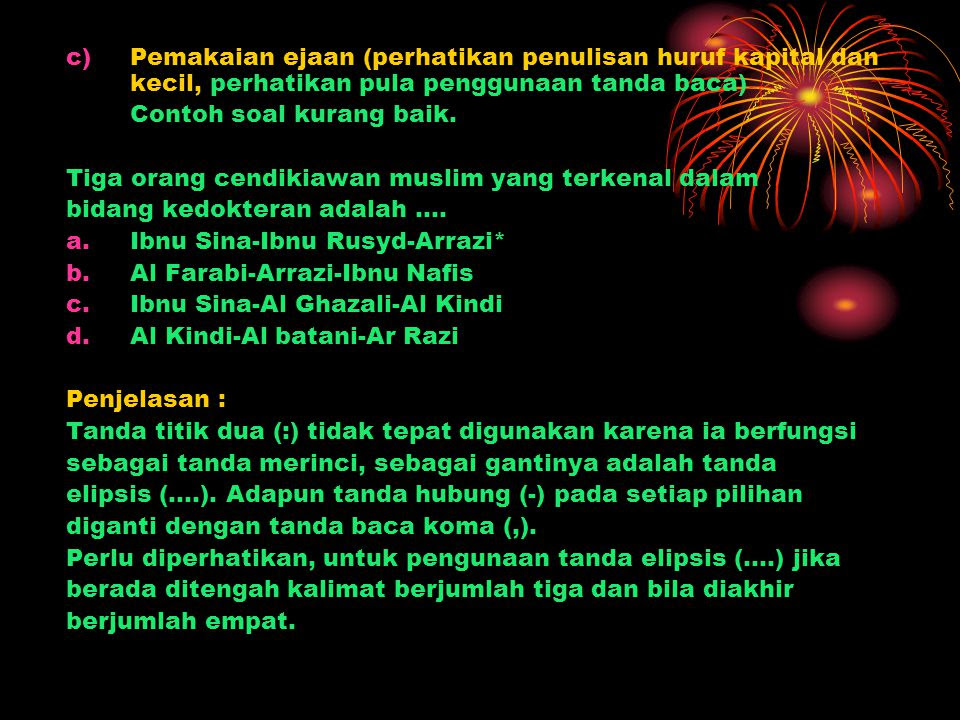 Most Wanted Contoh Soal Penggunaan Tanda Baca Titik Dua