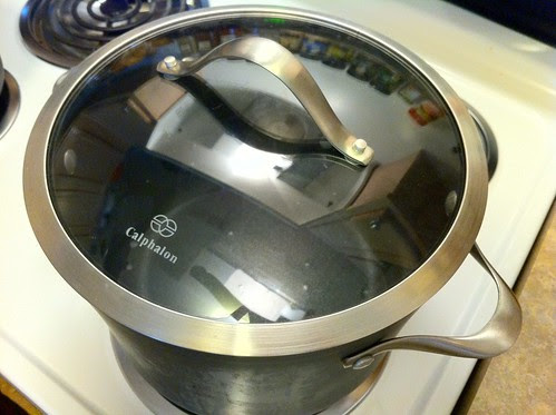Pot of Water Coming to the Boil