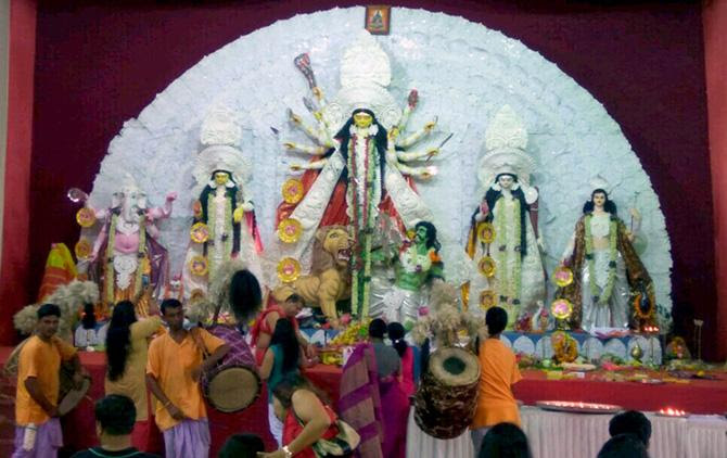 Durga idol IMAGES, GIF, ANIMATED GIF, WALLPAPER, STICKER FOR WHATSAPP & FACEBOOK