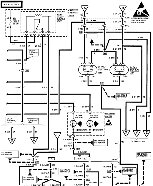 Chevy Brake Light Wiring Diagram - Wiring Diagram