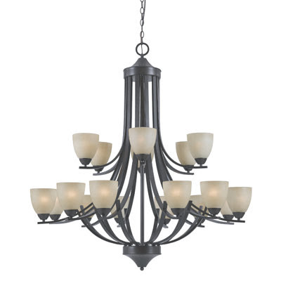 Triarch Lighting Value Series 240 18 Light Entryway Chandelier