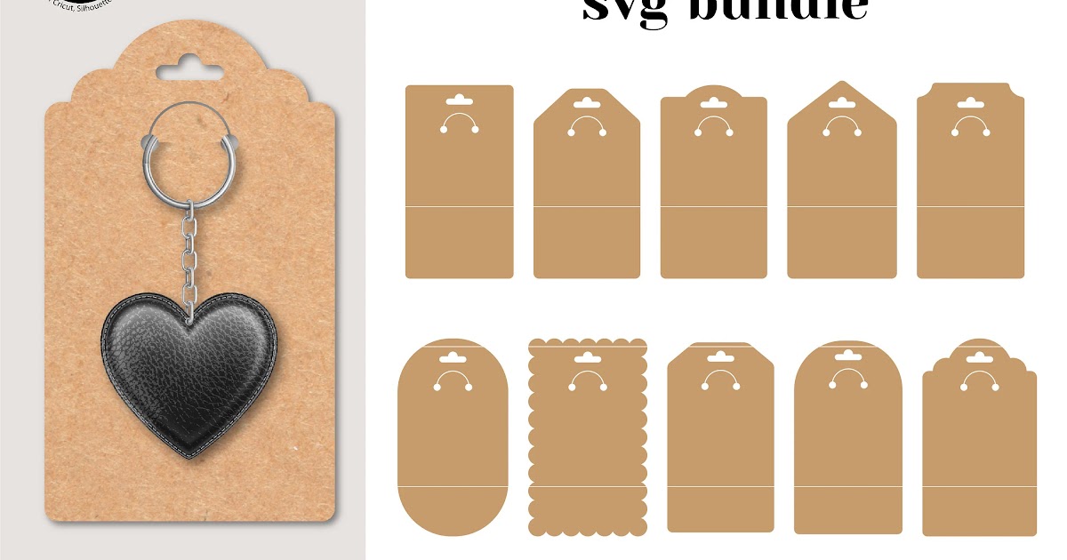 Free Keychain Packaging Svg DXF EPS PNG File