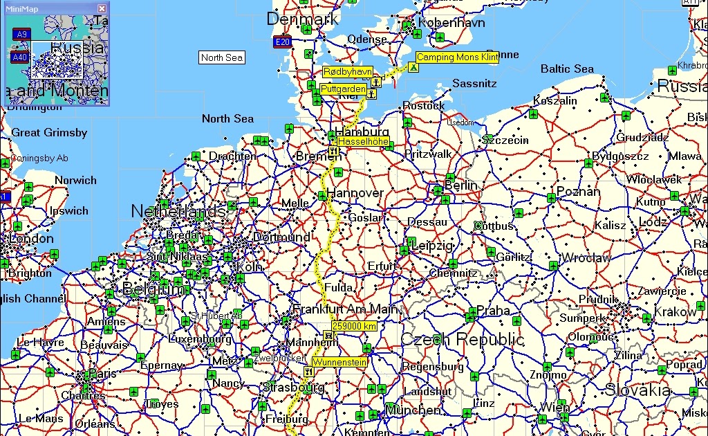 Campingplätze Deutschland Karte | Karte