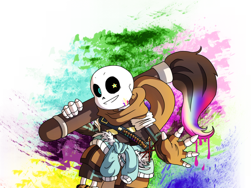 Ink Sans Wallpaper / Ink!Sans by LonicHedgehog on DeviantArt / Read ink