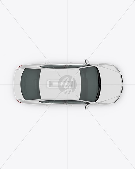 Download Download Liftback Sedan Mockup Top View Psd PSD Mockup Templates
