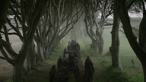 Game Of Thrones Dark Hedges Of Armoy - Game Of Thrones Series 2 Episode 1 Filmed On Location In 