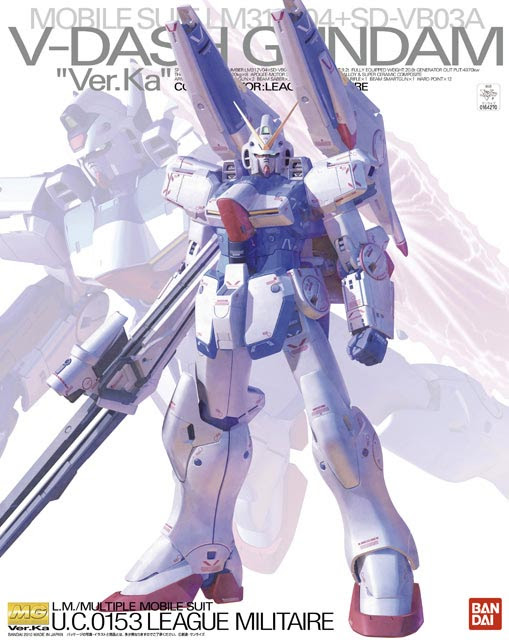 Bandai  Master Grade MG LM312V04 + SD-VB03A V-Dash Gundam English Construction Manual and Color Guide