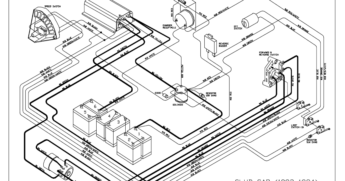 1992 Club Car Wiring Diagram - Circuit Diagram Images