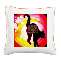 Women Invented Guerrilla War Square Canvas Pillow