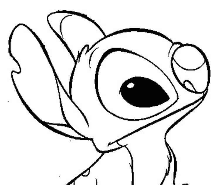 Easy Cute Stitch Coloring Pages : Lilo and Stitch Coloring Pages ...