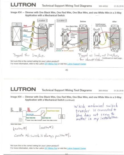 Lutron 3 Way Dimmer Switch Wiring, Lutron Maestro Wiring Diagram