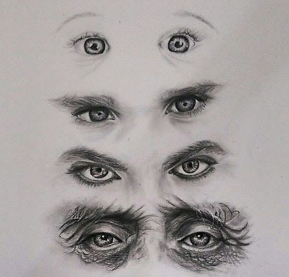 Eyes drawing by Shade of Arts Eyes drawing by Shade of Arts