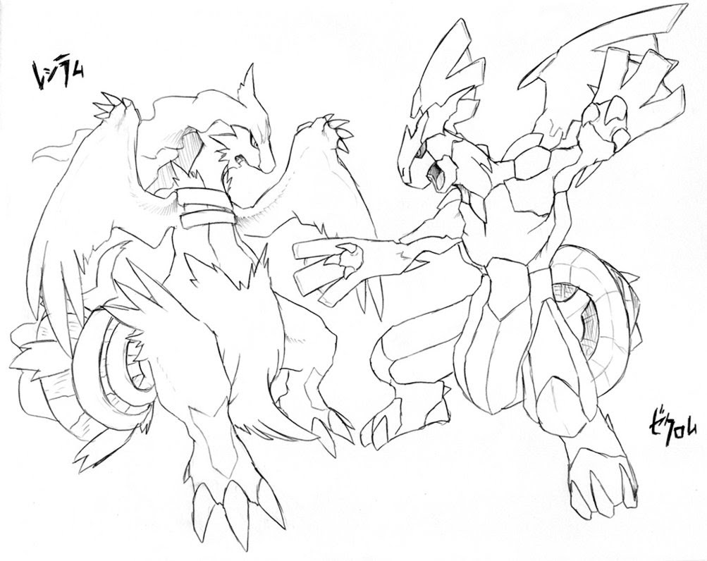 Pokemon Images: Pokemon Zekrom Drawing Step By Step