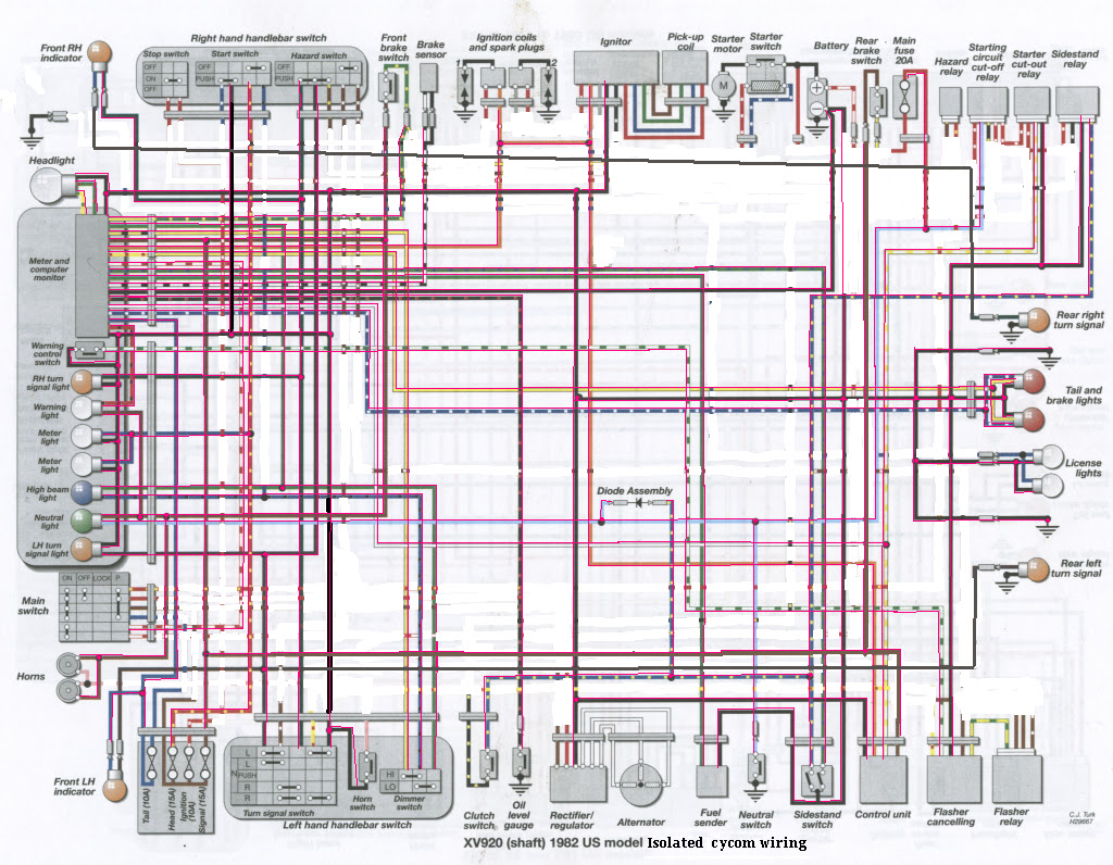 Wiring Diagram Yamaha Xj550 - Wiring Diagram Schemas