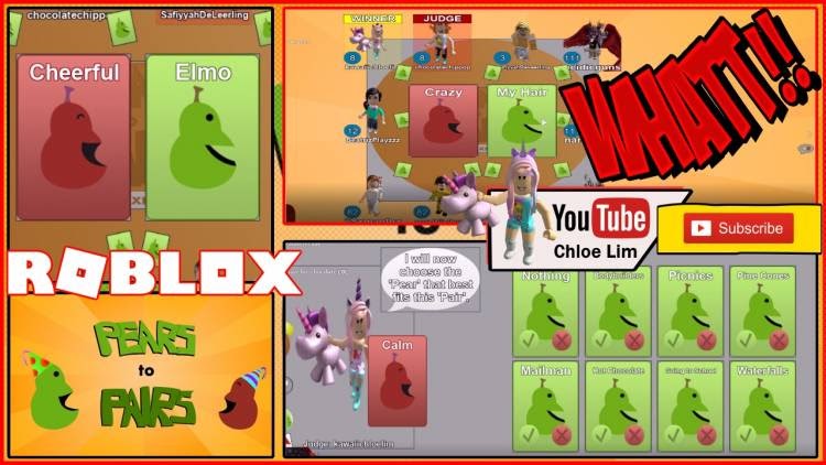 Pears To Pairs Card Game Roblox