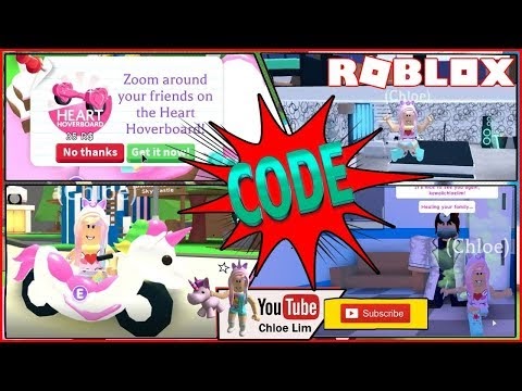 adopt roblox unicorn heart stroller valentines