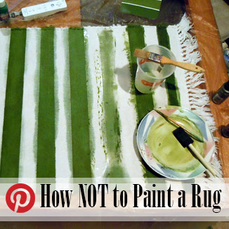 craft fail paint rug @ BandBBuildALife.com