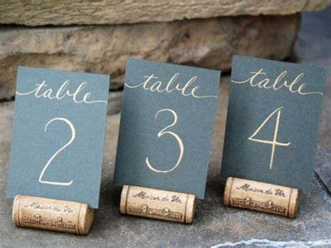 21 DIY Wedding Table Number Ideas DIY 21 DIY Wedding Table Number Ideas DIY