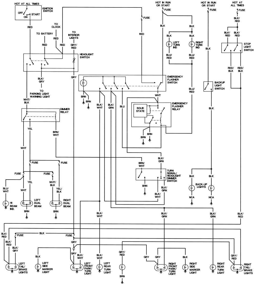Wiring Diagram For 1970 Vw Fastback - Complete Wiring Schemas