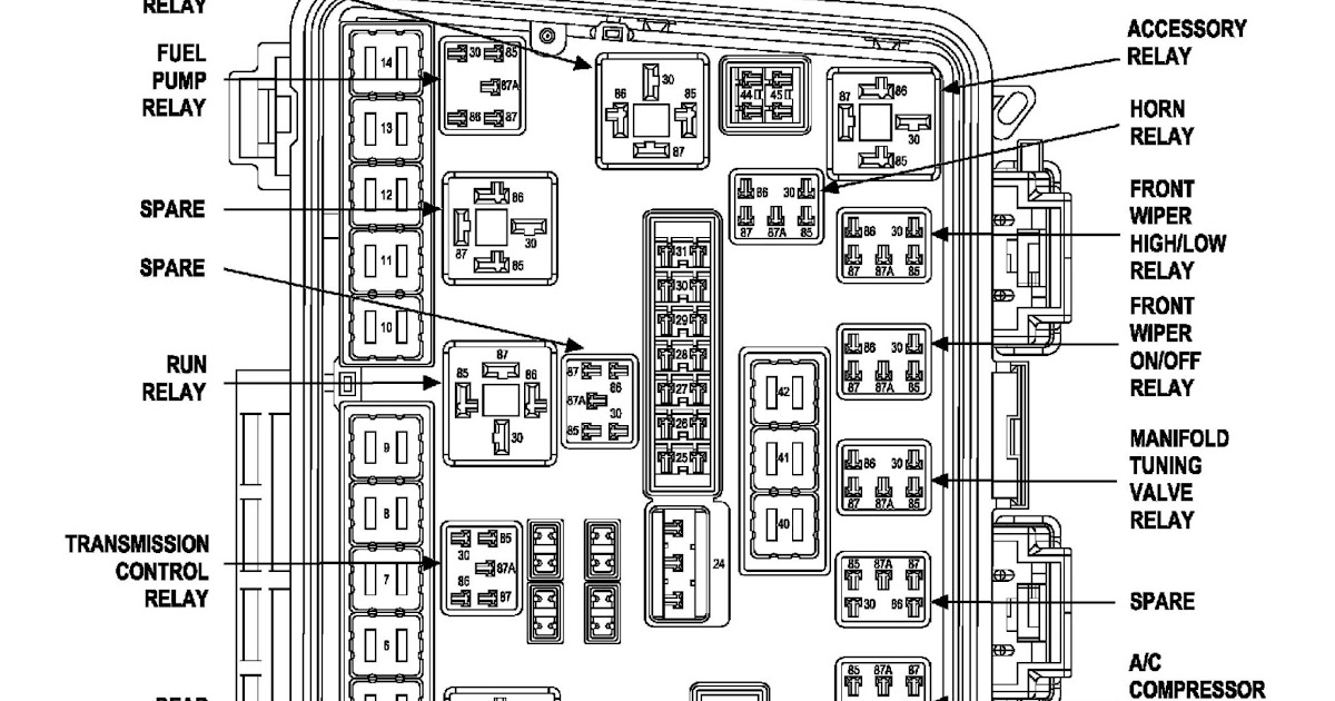 30 06 Chrysler 300 Fuse Box Diagram