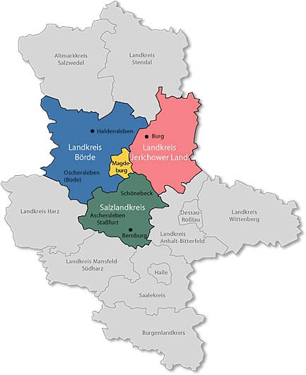 Magdeburg Karte