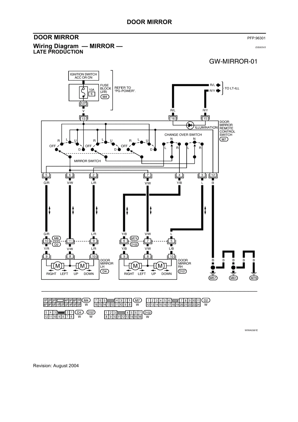 Toyotum Side Mirror Wiring Diagram - Complete Wiring Schemas