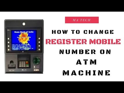how to register mobile no in sbi from atm