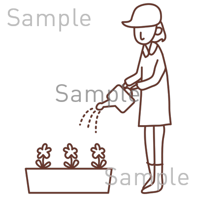 水やり イラスト イラスト素材から探す Davidurra