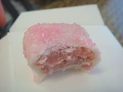 Bitten Raspberry Cheesecake Truffle