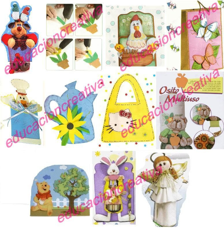 proyectos paso a paso foami foamy revistas termoformado